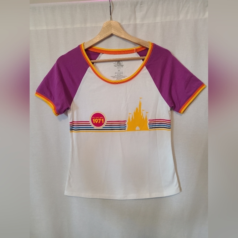 Disney parks cropped shirt- Size XS